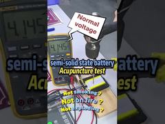 semi-solid-state battery Not on fire? Not exploding? 