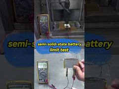 Cut after needling! Can semi-solid state batteries pass the chain limit test?